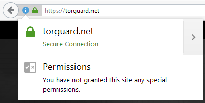 Torguard uses perfect forward security