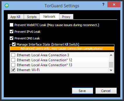 Torguard can prevent IP/DNS leaks and has system-level kill switch functionality