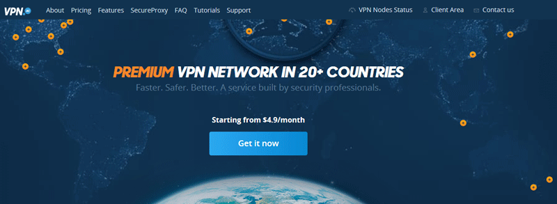 VPN.ac website