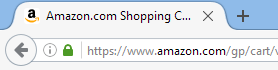 Amazon uses https