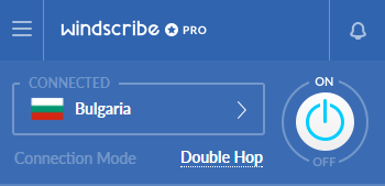 Windscribe browser extension double-hop