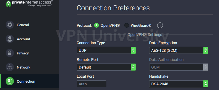 Private Internet Access VPN Protocols
