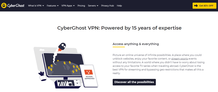 Cyberghost best cheap VPN for torrents