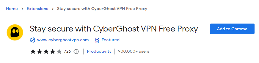 Cyberghost encrypted proxy chrome extension